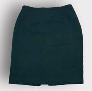 Jones New York | Vintage 90s Emerald Green Wool Pencil Skirt I 8