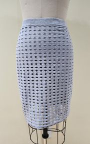 Gray Small Hole Design Skirt