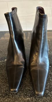 Sarra Black Leather Boots Size 91/2