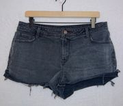 Arizona Jean Co. Black Wash Denim High Rise Shortie Shorts