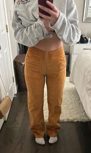 Cordoury Orange Pants