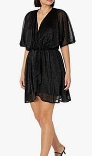 The Kooples Faux Wrap Mini Dress Size 2 NEW WITH TAGS