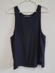 Reformation Silky Scoop Neck Sleeveless Tank Top Lightweight Black Size Small