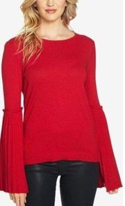 Nordstrom CeCe Pleated Bell-Sleeve Sweater