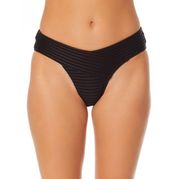 ☀️Ribbed Black Bikini Bottom☀️NWT~large