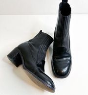 Opening Ceremony Martaa Pull On Chelsea Boots Patent Leather Black Women's 39