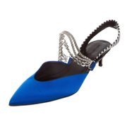 Electric Blue Sling Back Sandals