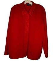 Vintage Laura Scott Red Blouse