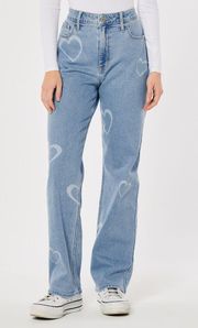 Light Wash Heart Jeans