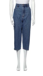 Halston SZ 14 High-Rise Wide Leg Jeans