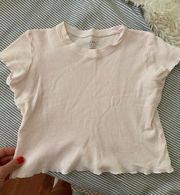 Light Pink Cropped Tee