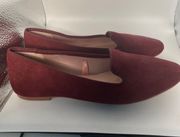 Shoes Women Ladies Slip On Flat Round Toe Shallow Shoes brown size 38 7.5