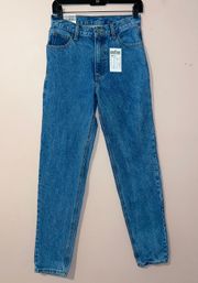 RR119 Blue Mom Jeans Size Small NWT!