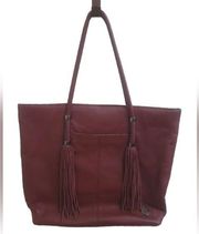 Vince Camuto wine red tote purse