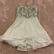 Seafoam homecoming dress