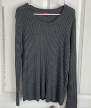 MERONA GRAY CREW NECK SWEATER SIZE 1 (I BELIVE PLUS)!