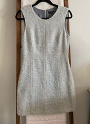 NWOT  Franita Grey Tweed Sleeveless Mini Dress