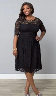 Kiyonna Luna Lace A-line Dress