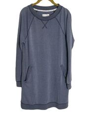Koolaburra Ugg Slate Blue Sweatshirt Dress XS