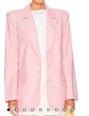 Pink Linen Blazer