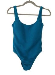 Andie Swim The Ibiza One-Piece Textured Scoop Neck Swimsuit S Small NWT