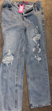 High Rise Wide Jeans