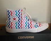 Converse Chuck Taylor All Star High 'Zigzag' Sneakers | White | Women's