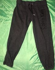 Calvin Klein Performance Women’s Black and Gray Capri Jogger Size S