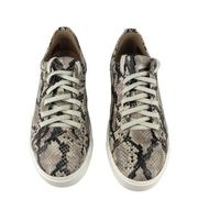 Clarks Unstructured Women's 8 Un Maui Lace Sneaker Snake Python Embossed Leather