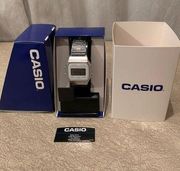 Casio Clear Chronograph Watch Jelly F91WS-7, Digital, Resin Band, Alarm, Date