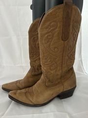 Nine West Evie cowgirl boots size 10