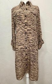 100% Silk Sequoia Midi Dress