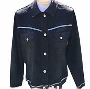 Beautiful Diane Gilman jean jacket!