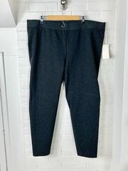 NWT Two by Vince Camuto Plus Size Pull On Thick Grey Legging / Pants Size 3X
