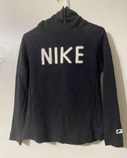 Nike  Womens NSM Hooded Sweater Sweatshirt Black Pullover Athleisure Comfort XS