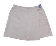 Izod Wrap Front Skort Shorts Tan Golf Tennis Preppy Women's Size 8