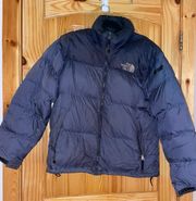 Blue North Face Down Puffer Jacket