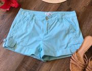 Calvin Klein aqua blue shorts size 8