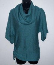 Dress Barn green cowl neck half sleeve sweater