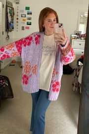 Fabric Tunic Cardigan