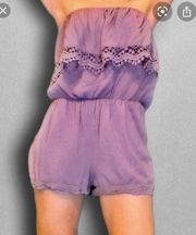 Charlotte Russe strapless romper