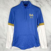 Under Armour  UCLA Los Angeles Bruins 1/4 Quarter Zip Lightweight Jacket Womens S