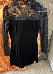Velvet Black Dress