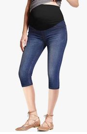 Super Comfy Stretch Women's Skinny Maternity Capri