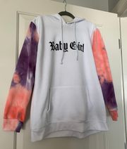 Tie Dye Baby Girl Hoodie