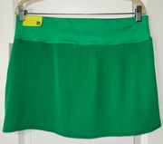 All in Motion Micro Pleated Skort Skirt Green Large New