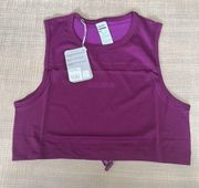 Gymshark NWT  Lightweight Seamless Crop Top Deep Magenta