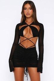 Press Me Mini Dress Black