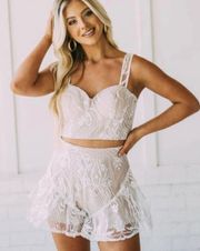 These Three Boutique Ansley Shorts Lace Set