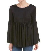 Walter Baker Black Top Bell Sleeves Medium‎